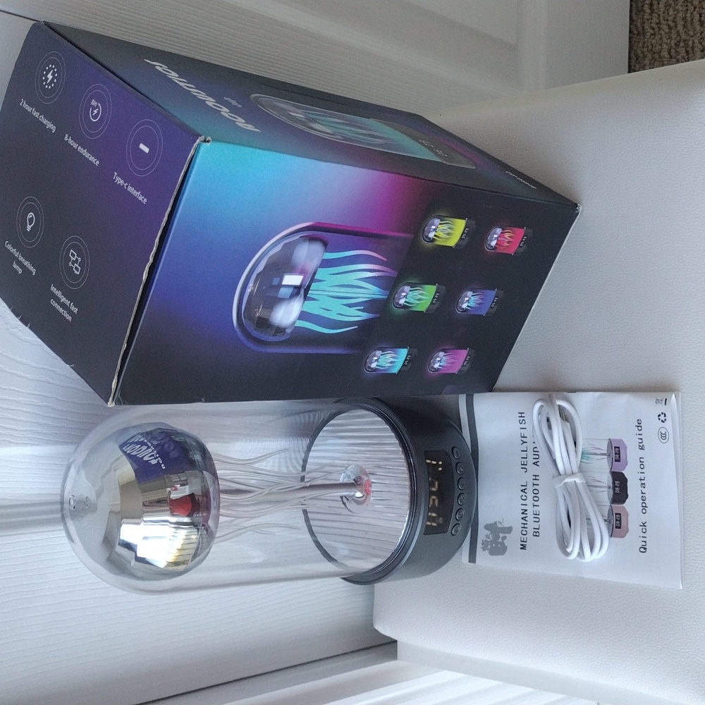Bluetooth Speaker Mechanical Motion Jellyfish Lights - Picture 12 of 16